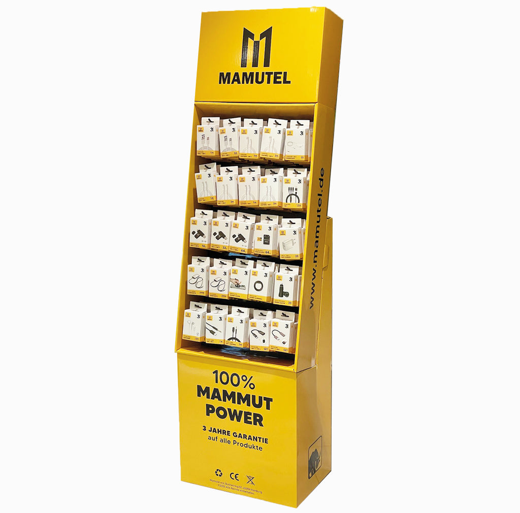 BODEN-AUFSTELLER mit 125 Produkten