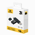 16GB USB Stick - USB-A | UBS-C