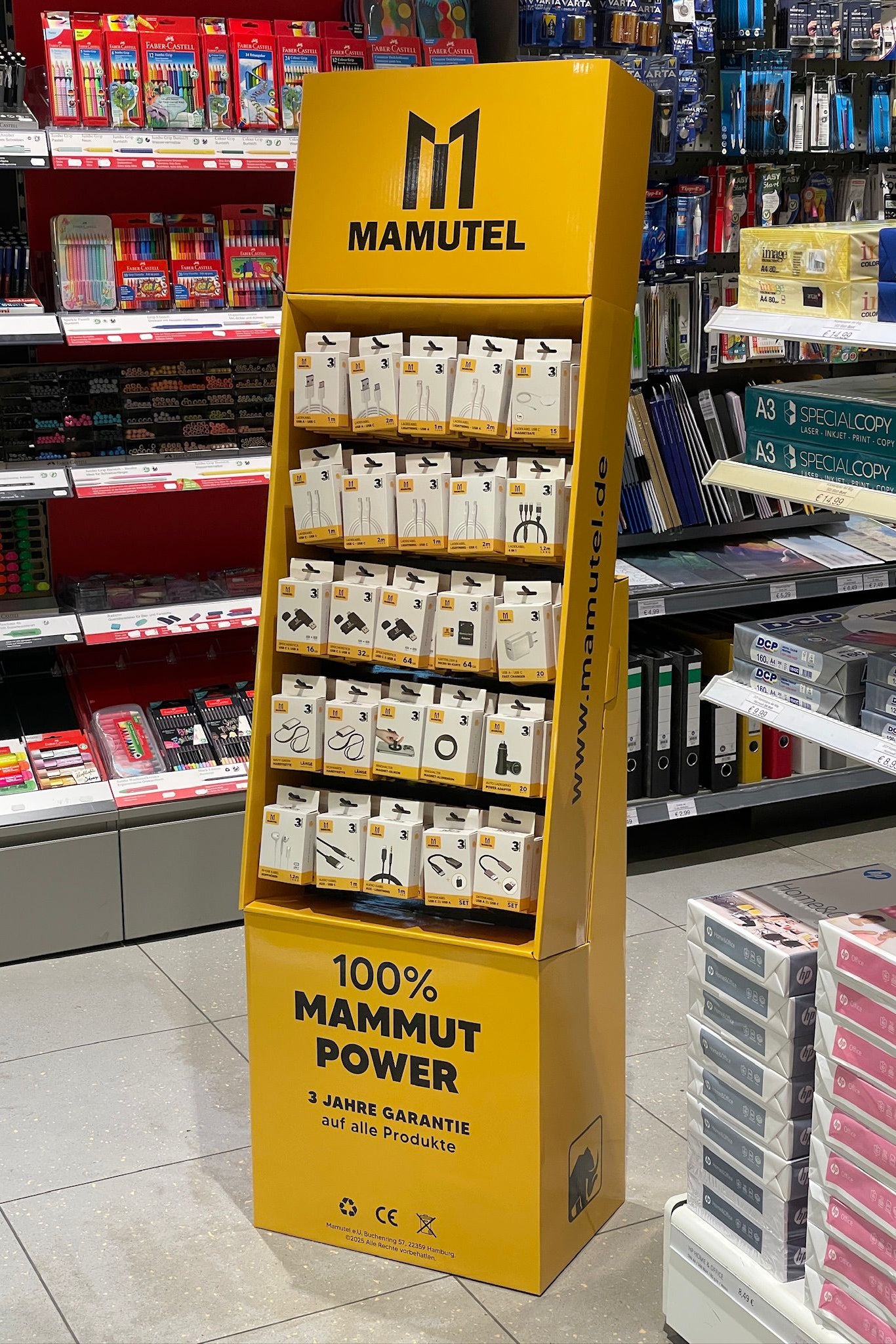 BODEN-AUFSTELLER mit 125 Produkten